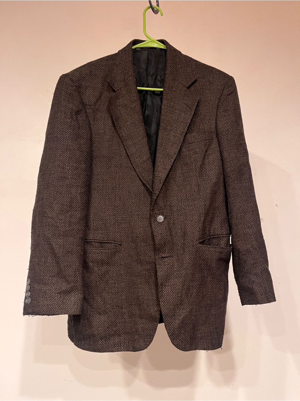 Haggar Brown Textured Sport Coat